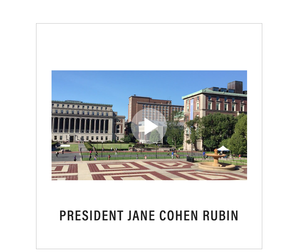Video of main Columbia University Campus shot by Jane Cohen Rubin in 2016, Copyright Jane Rubin 2016